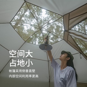 Naturehike MG六角帐篷蒙古包一门三窗3-4人野外露营防水抗风装备