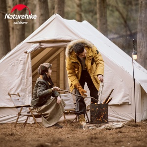 Naturehike挪客亘Air 12.0棉布充气帐篷户外露营野营加厚多人帐篷