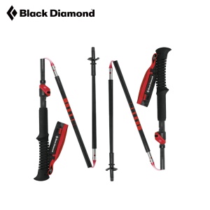 Blackdiamond黑钻BD户外登山手杖碳素折叠超轻可调越野拐杖112529