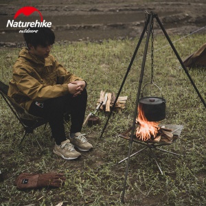 Naturehike挪客（星野）可折叠焚火架户外烧烤炉不锈钢野营烧烤架